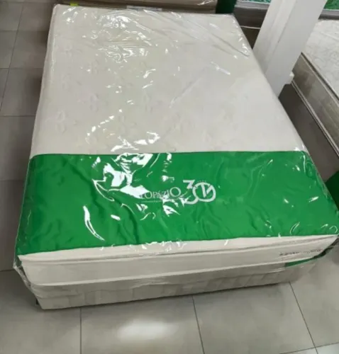 Conjunto Box de Casal Naturalle 1,38x1,88x30cm - Topázio