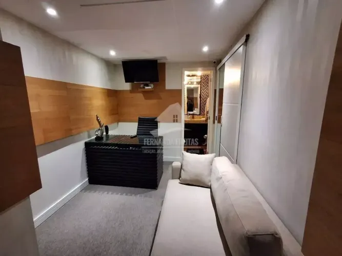 Sala comercial mobiliada para alugar, 38m² por R$3.000 na Barra da Tijuca - Rio de Janeiro