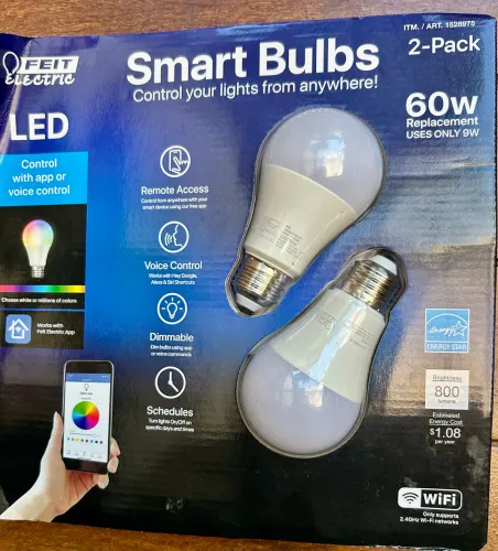 Lâmpada inteligente. smart bulbs