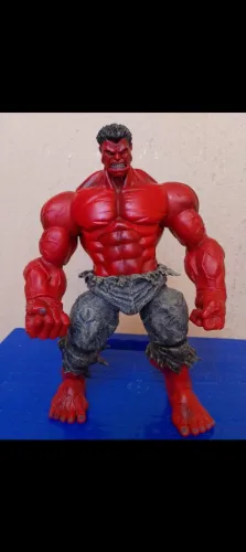Action figure Hulk vermelho Marvel select 