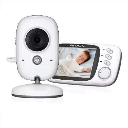 Baba Eletrônica Baby Monitor Vb603 Visão Noturna Dual Audio Cor Branco WHATSAPP 62 98250-