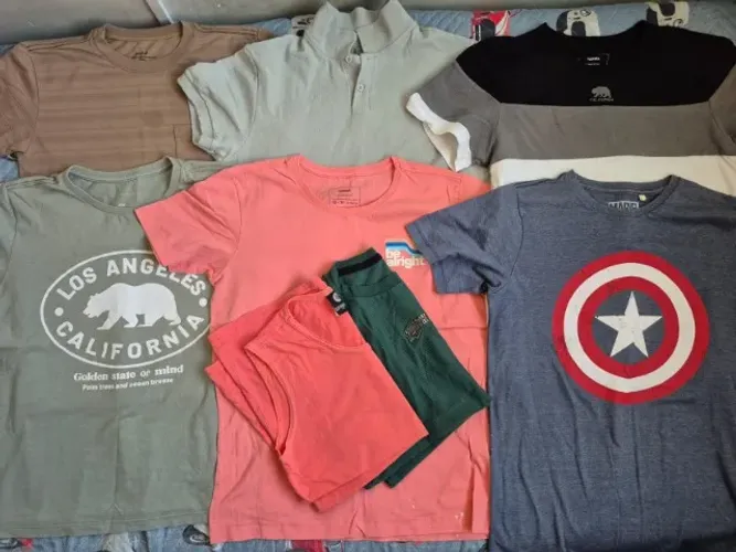 Lote re Roupas Juvenil meninO (8 peças)