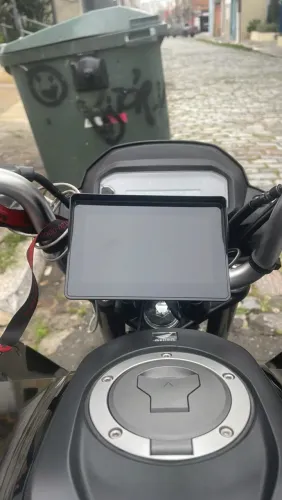 Central Multimídia Motos 5" Touch Screen H-Tech HM-501 CarPlay Android Auto