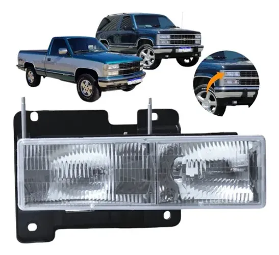 Farol Gm Silverado Superior 1993 94 95 96 97 98 99 A 2001