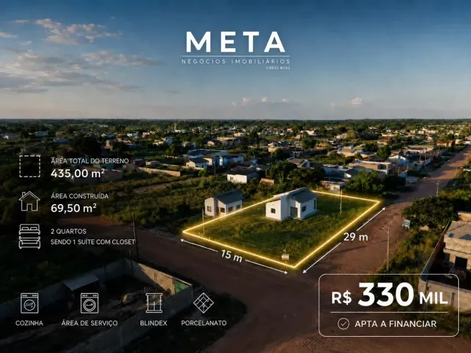 VENDE-SE CASA COM AMPLO TERRENO NO BAIRRO SAID SALOMÃO