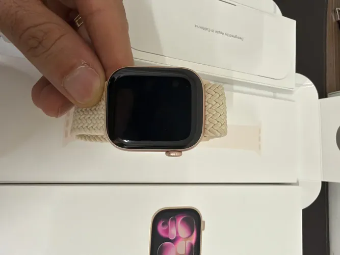 Apple Watch S11 - 42MM Rose - Bateria 100% - Zerinho