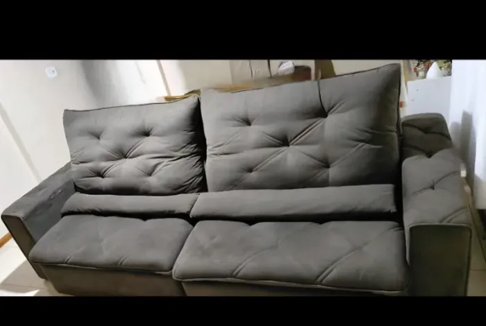 Sofá retrátil 2.80m 4 ou 5 lugares