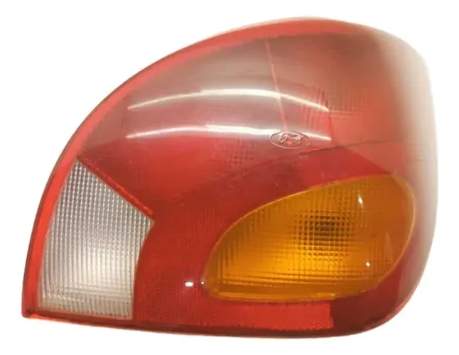 Lanterna Traseira Direita Ford Fiesta 2000 Direito/passageiro Vermelho