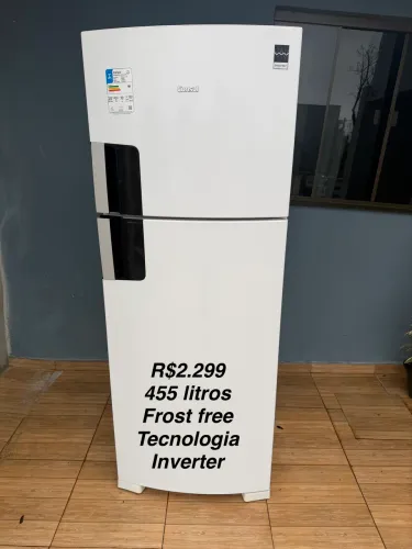 Geladeira semi nova 455 litros inverter