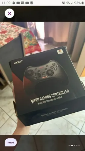 Controle para pc Acer nitro ngr200 na caixa