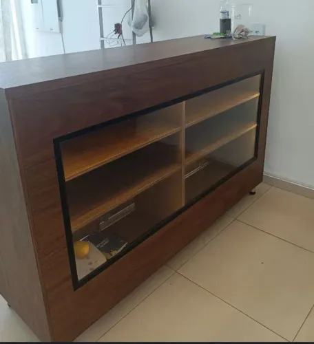 Vendo balcão caixa com led novo