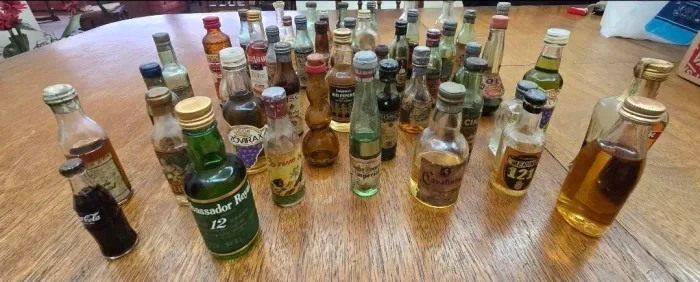 Coleção garrafinhas miniatura