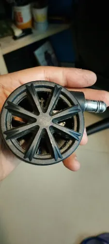 Jogo de 5 rodinhas para cadeira gamer. 