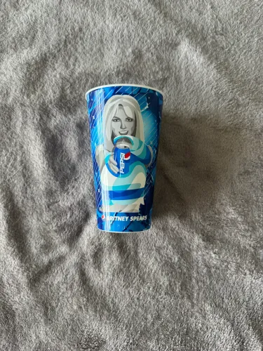 Copo Britney Spears PEPSI 32oz 946ml, plástico rígido