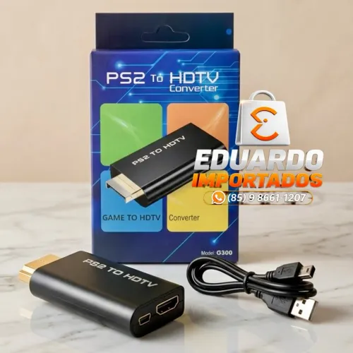 Adaptador Conversor PS2 PlayStation para HDMI