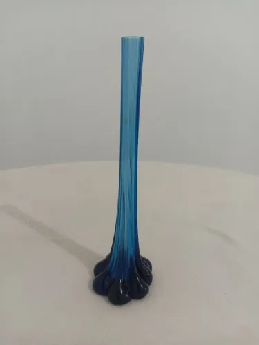 Jarra de Vidro Azul Decoração Antiguidade<br>