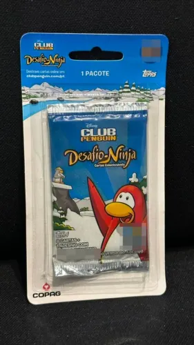 Pacote de Cartas Lacrado do Club Penguin Disney
