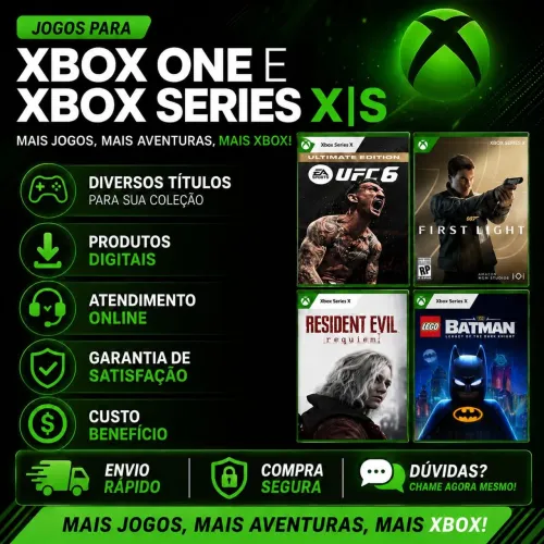 JOGOS PARA XBOX ONE E XBOX SERIES XS