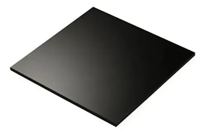 Placa de policarbonato compacta fumê de 6mm medindo 3,00 x 2,00 metros