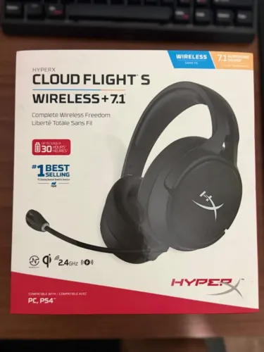 HyperX Cloud Flight S Wireless 7.1 usado ? sem fio, confortável e top para jogos