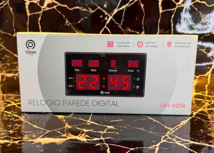 Relógio de parede - Digital