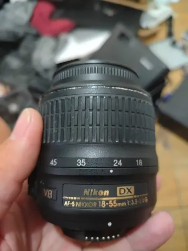 Lente 18-55 nikon apenas foco manual 