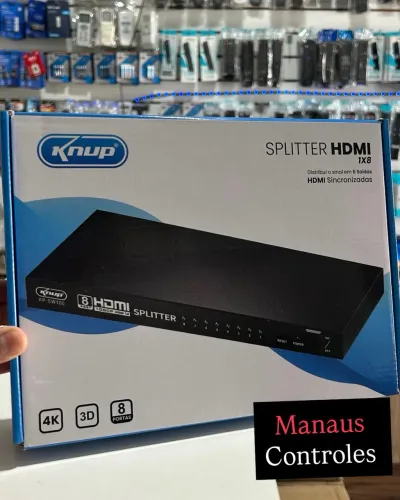 Splitter Hdmi 8 Telas Simultâneas 4K ( Promoção )