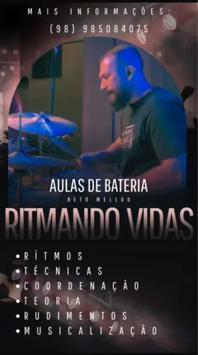 Aulas de bateria