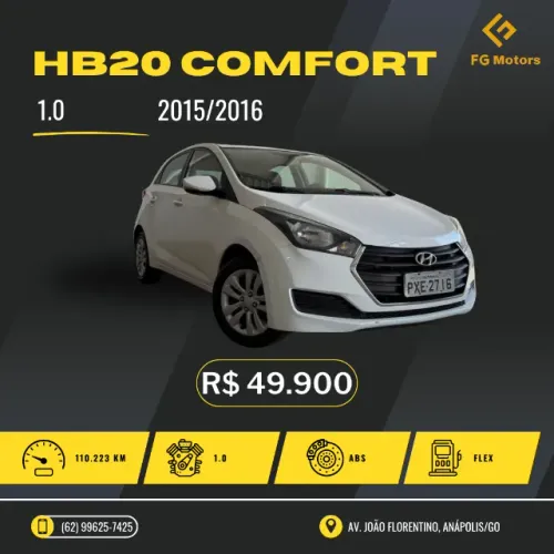 Hyundai HB20 Comf./c.plus/c.style 1.0 Flex 12V 2016