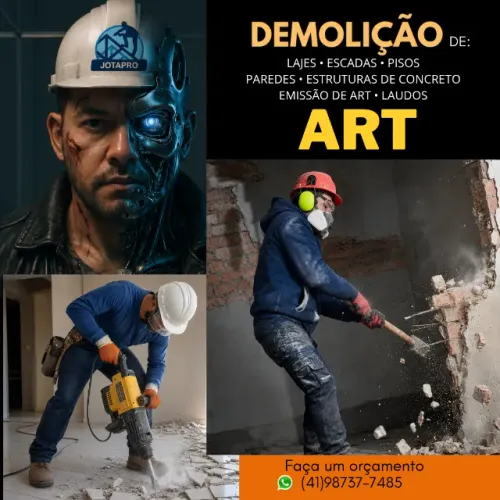 Demolição com emissão de ART