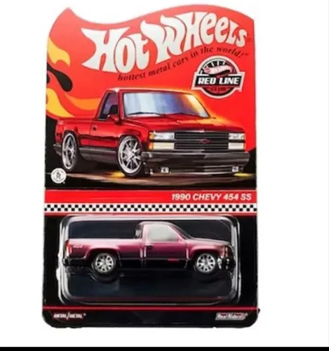 HOT WHEELS SILVERADO RLC VERMELHA