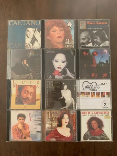 CDs e DVDs de MPB (42cds e 3dvds)