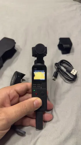 Dji pocket 1 + Módulo WIFI + Adaptador de microfone