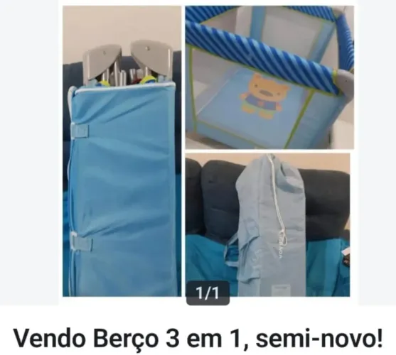 Berço 3 em 1