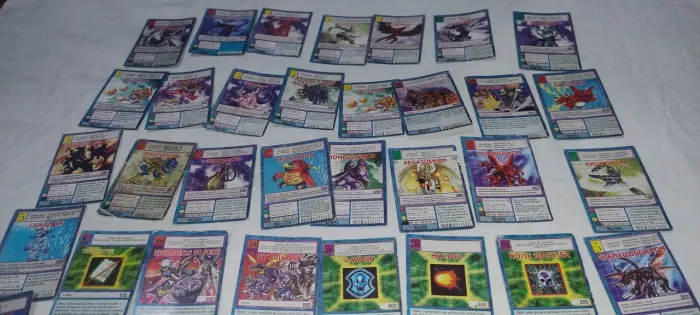 Lote 65 Mini Cards Digimon D Tector