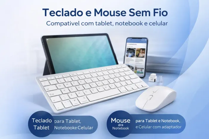 Conjunto Wireless Elegante ? Teclado + Mouse H?MASTON