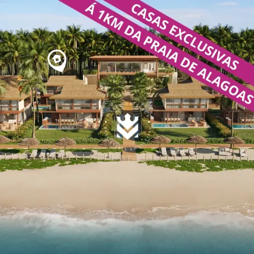 Viva o Seu Sonho no Litoral de Alagoas - Casas Exclusivas a apenas 1 km da praia!