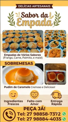 Faço emcomendas de empadas Empadão 