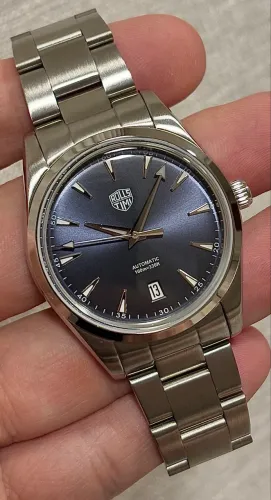 Relógio Rollstimi automático 39mm homage Omega Aquaterra