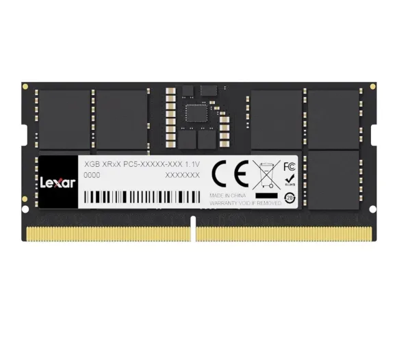 Kit 32GB (2x16GB) Memória RAM Lexar DDR5 5600MHz Notebook