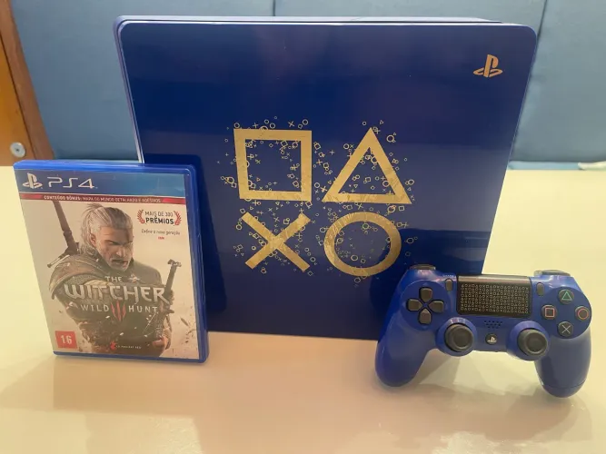 Ps4 Slim - State of Play - 500gb + jogo The Witcher 3
