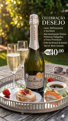 Espumante Garibaldi - Celebre bons momentos!