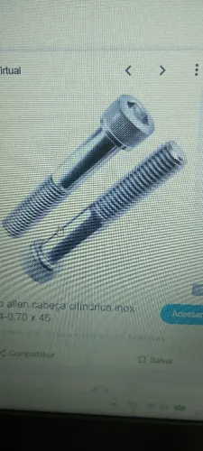 Parafuso M10 sextavado interno 100 unidades