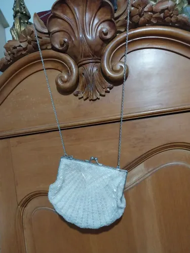 Bolsa vintage de miçangas