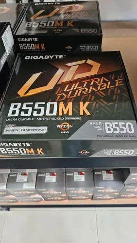 Placa Mãe, Gigabyte B550M K - A MELHOR LOJA DO BR