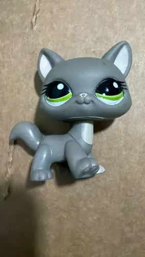 Gato Cinzento (Walking Cat) nº 1059 da linha Littlest Pet Shop (Geração 2)