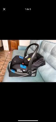 Bebê Conforto Burigotto Touring X Preto Com Base