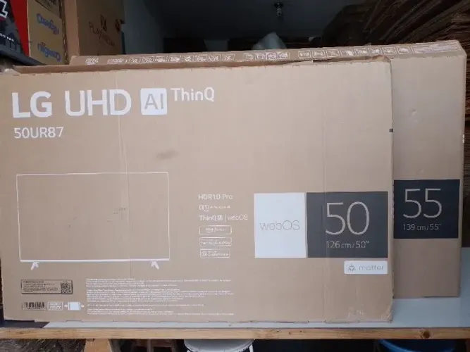 Caixas De Papelão Novas SEM ISOPORES Para Tv LG 50 / 55 Polegadas (LER DESCRIÇÃO)