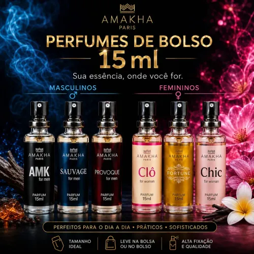 Perfumes de Bolso 15ml AMAKHA PARIS
