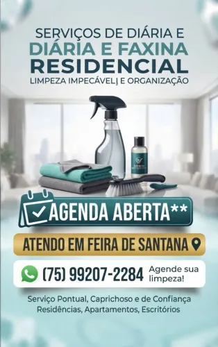 Diária e Faxina Residencial